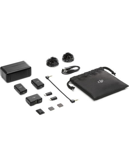 Sistema de micrófono inalámbrico DJI Mic + 2 micrófonos Deco Gear