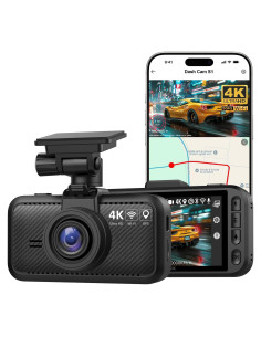 Cámara de Tablero Miofive S1 4K UHD con GPS y Wi-Fi 5G