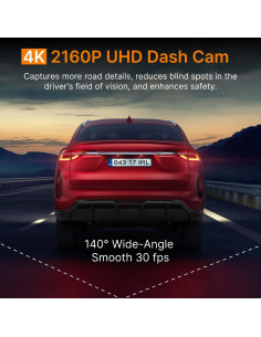 Cámara de Tablero Miofive S1 4K UHD con GPS y Wi-Fi 5G 2