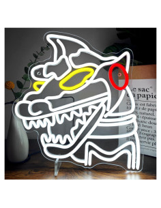 Letrero Neón LED Heliwey Mecha Monsters 34x34 cm Decoración