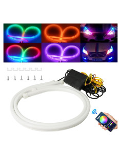 Tiras LED Secuenciales Qasim 60CM RGB Control APP Bluetooth