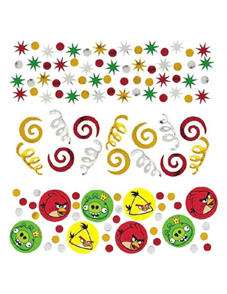 Confeti de Cumpleaños Angry Birds Amscan 34 g Multicolor