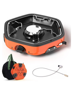 Estufa de Camping Portátil GIGART Propano 86000 BTU Naranja