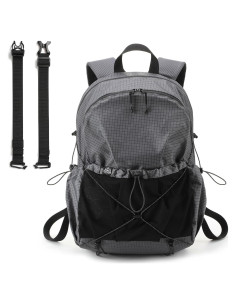 Mochila de Senderismo 20L Impermeable Gris Unisex