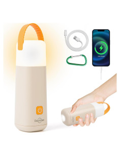 Linterna LED de Camping Dawnrise NL649-Y, 350 Horas Luz Recargable