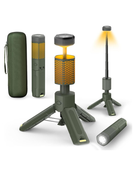 Linterna de Camping Telescópica M KARMATER 10500mAh Verde