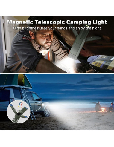 Linterna de Camping Telescópica M KARMATER 10500mAh Verde