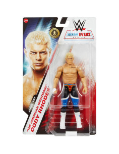 Figura de Acción WWE Cody Rhodes 15 cm Mattel con 10 Puntos de Articulación 2