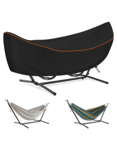 Cubierta Impermeable para Hamaca CATOTEL 381x150 cm Negra