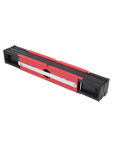 Mesa Plegable de Aluminio Milisten Roja 41.2x29cm para Camping