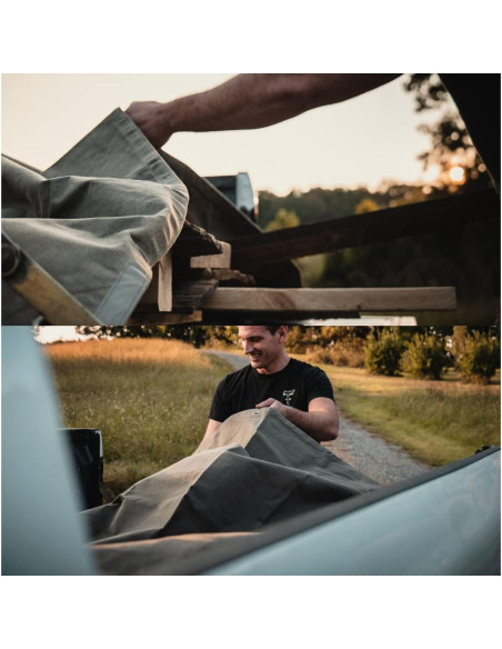 Lona de Tela Resistente al Agua WHITEDUCK 2.44m x 6.1m Oliva