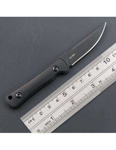 Cuchillo de Cuello EDC Ccanku C1296 Hoja 9Cr18Mov Negro