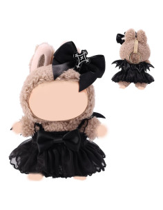 Conjunto de Ropa para Muñecas Lyreh 17cm Vestido Gótico Negro