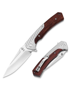 Cuchillo de bolsillo FLISSA plegable 8.5 cm acero inoxidable