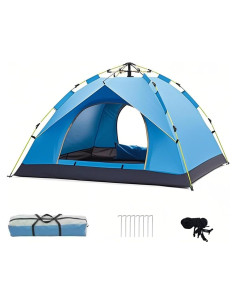 Tienda de Camping Wind Tour 2 Personas Ligera Azul