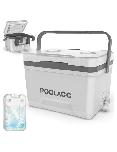 Enfriador Personal Portátil POOLACC 6.34qt Aislado para Piscina