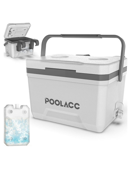 Enfriador Personal Portátil POOLACC 6.34qt Aislado para Piscina