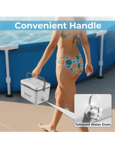 Enfriador Personal Portátil POOLACC 6.34qt Aislado para Piscina 2