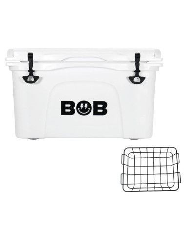 Enfriador Duro BOB EL ENFRIADOR CO 50Qt Blanco 60 Latas
