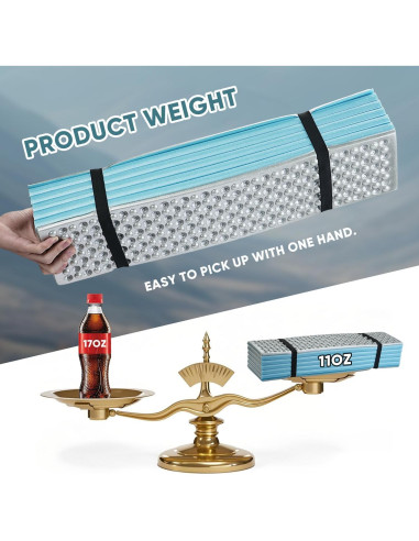 Colchoneta de Espuma Plegable Fitply FY-Camping Pad 180x60cm