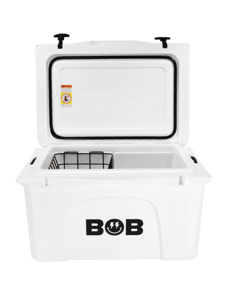 Enfriador Duro BOB EL ENFRIADOR CO 50Qt Blanco 60 Latas