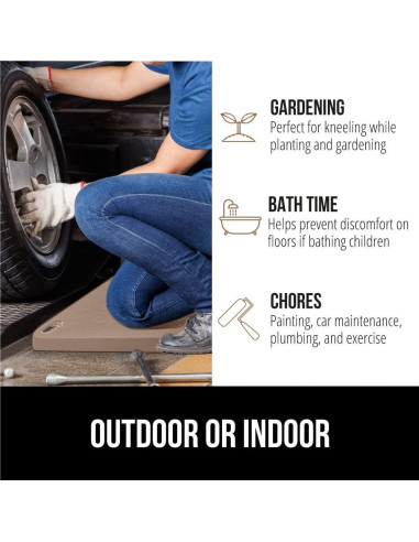 Almohadilla de Jardinería GORILLA GRIP 44.5x27.9cm Beige