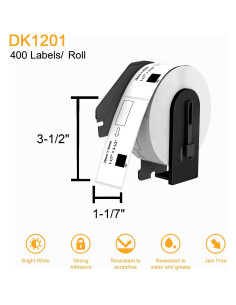 Etiquetas Térmicas Labelebal 1-1/7" x 3-1/2" 4800 Unidades 2