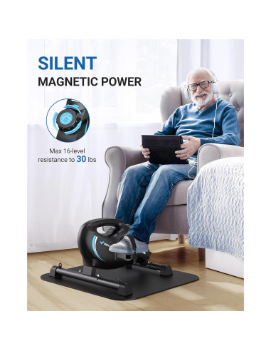 Ejercitador de Pedales MERACH Mini Magnético 3 en 1 con App