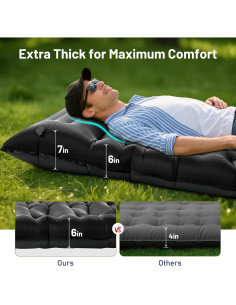 Colchón Inflable KASBAH 200x75 cm 15 cm Grosor con Bomba 2