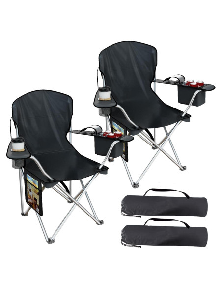 Sillas de Camping Plegables VTOY con Bolsa de Enfriamiento