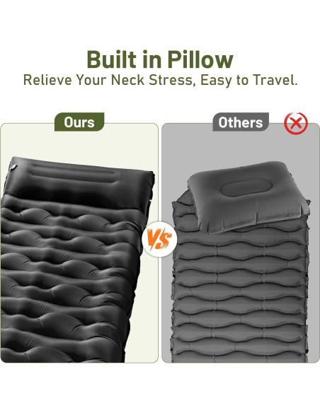 Colchón Inflable KASBAH 200x75 cm 15 cm Grosor con Bomba