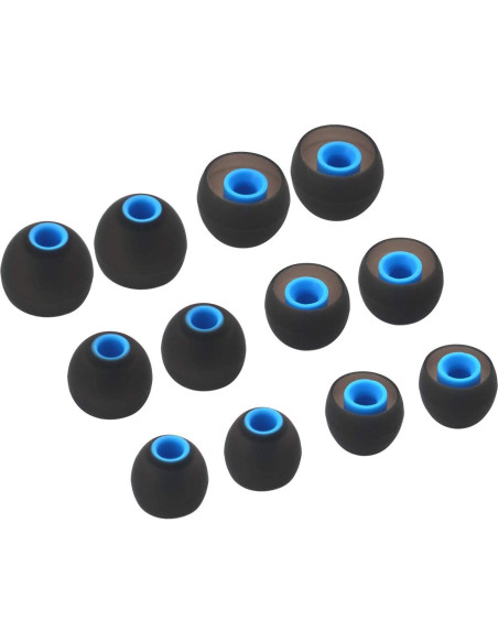 12 Puntas de Repuesto BLLQ para Auriculares In-Ear 3.8mm