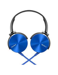 Auriculares Sony MDRXB450AP Extra Bass con micrófono - Azul