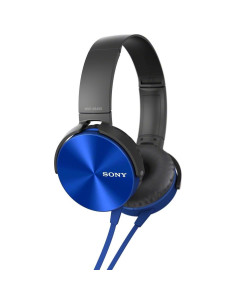 Auriculares Sony MDRXB450AP Extra Bass con micrófono - Azul 2