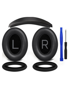 Kit de Reemplazo SOULWIT para Auriculares Bose QC45/QC35 - Negro