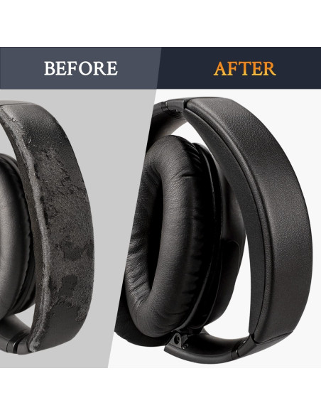 Kit de Reemplazo SOULWIT para Auriculares Bose QC45/QC35 - Negro