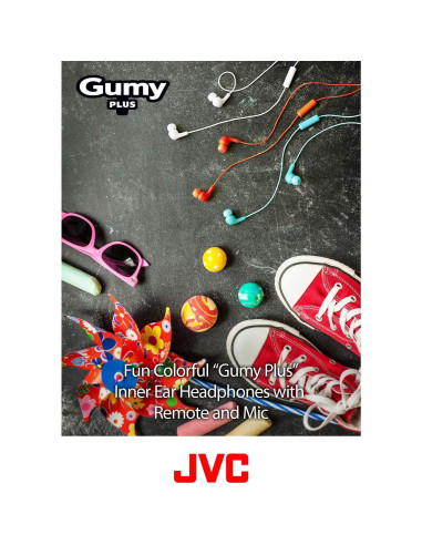 Auriculares Intrauditivos JVC Gumy HAFX7MP Rosa con Mic