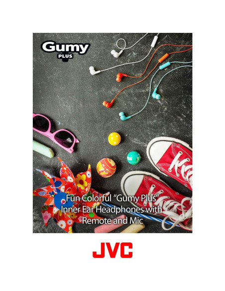 Auriculares Intrauditivos JVC Gumy HAFX7MP Rosa con Mic