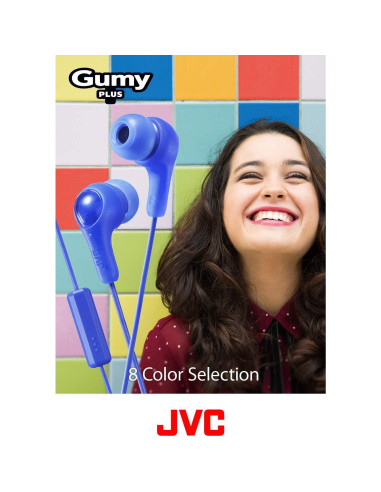 Auriculares Intrauditivos JVC Gumy HAFX7MP Rosa con Mic