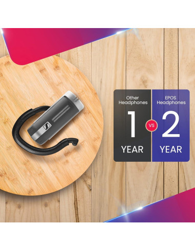 Auriculares Bluetooth EPOS ADAPT Presence Gris On-Ear UC