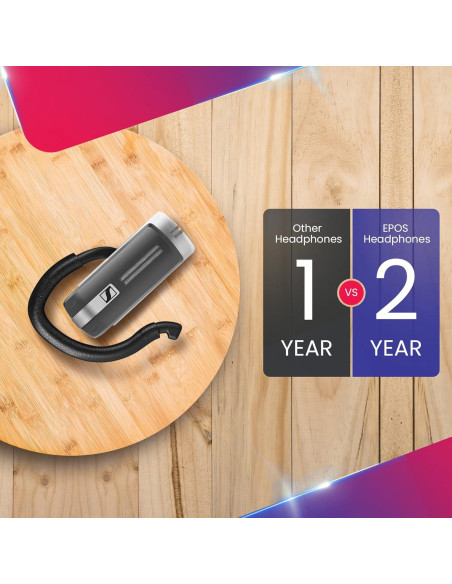 Auriculares Bluetooth EPOS ADAPT Presence Gris On-Ear UC