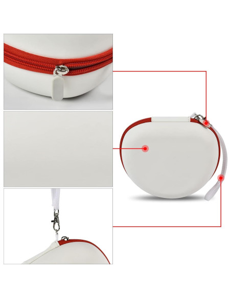 Funda Dura para Auriculares Skullcandy y Beats - Blanca