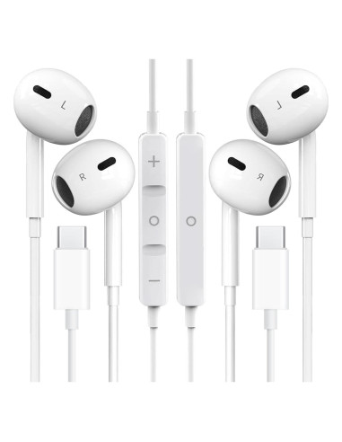 Auriculares USB C HiFi Estéreo Case Logic - 2 Paquetes