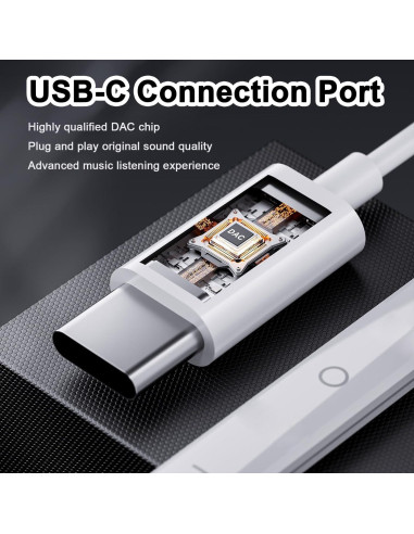 Auriculares USB C HiFi Estéreo Case Logic - 2 Paquetes