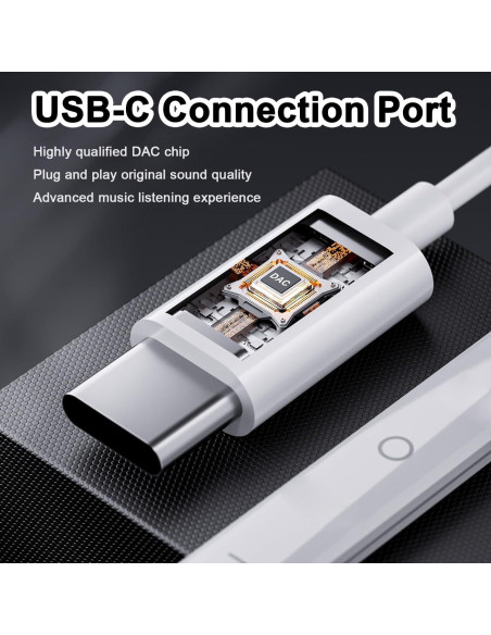 Auriculares USB C HiFi Estéreo Case Logic - 2 Paquetes