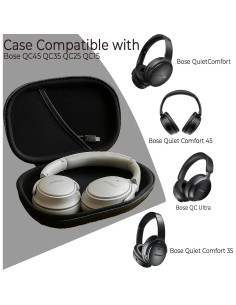 Funda Dura para Auriculares CLANMOU Compatible con Bose QC45 QC35 2