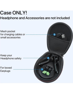 Funda Dura para Auriculares HIFI WALKER T10 Air - Negro 2