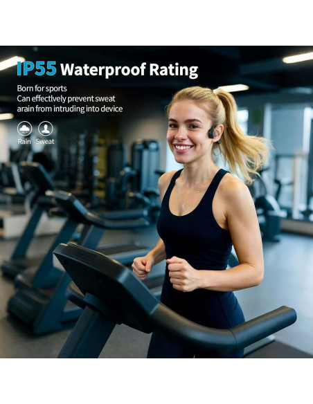 Auriculares de Conducción Ósea Cevinily HS1 Bluetooth 5.4 IPX5