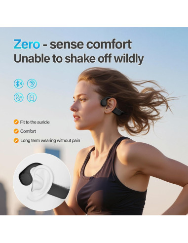 Auriculares de Conducción Ósea Cevinily HS1 Bluetooth 5.4 IPX5