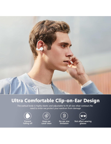 Auriculares Bluetooth 5.3 Dufiga Q71 Conducción Ósea IPX7 60h